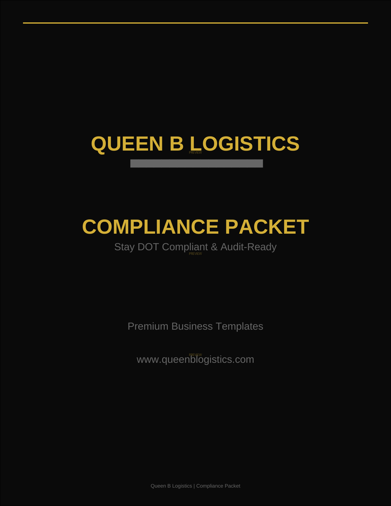 Compliance Packet Preview 1